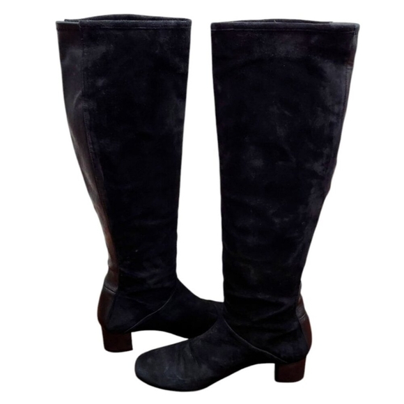 Stuart Weitzman Shrimpton - Black - Knee Boots Size 6.5 M - Picture 11 of 16